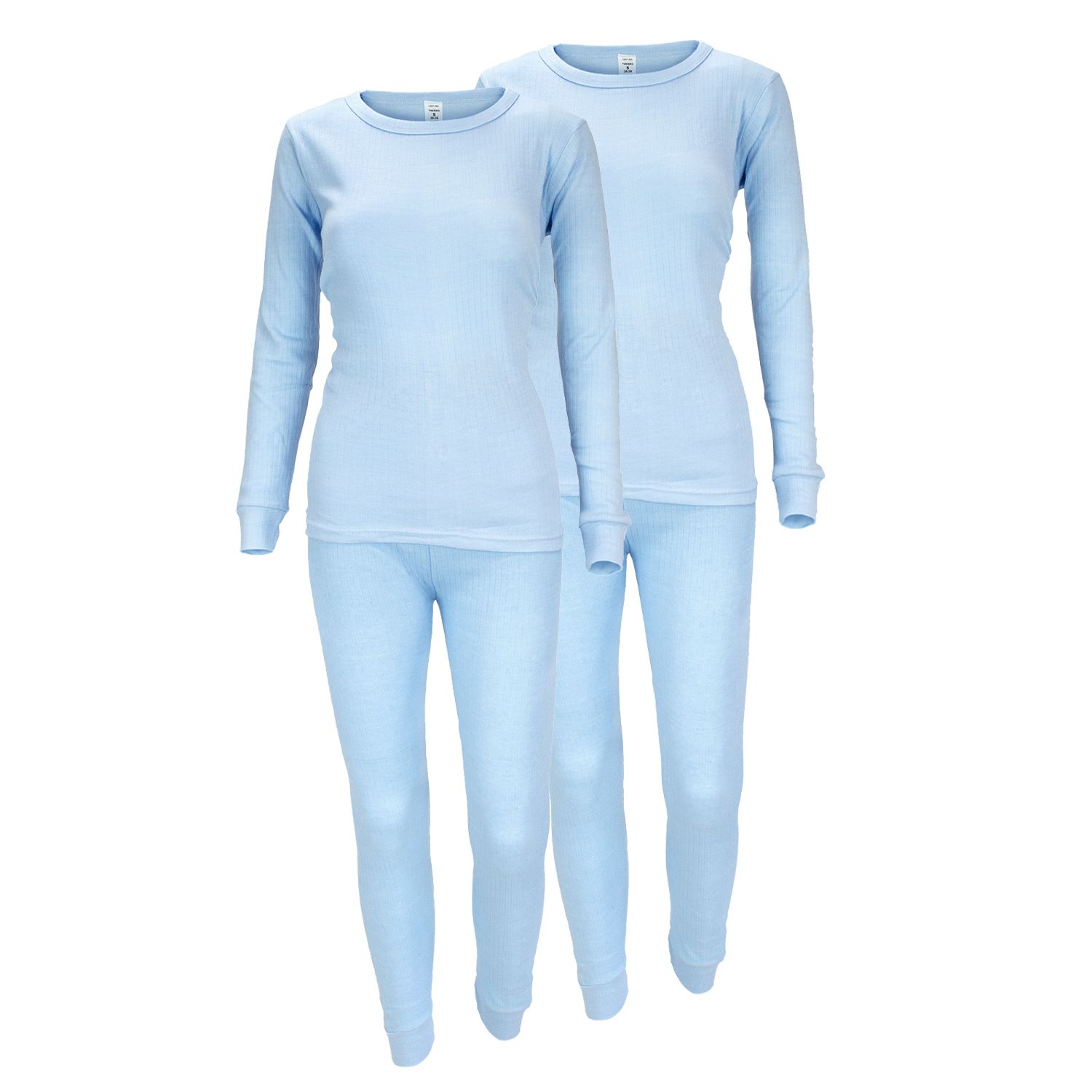 Black Snake Cozy Blue 2er-Pack Damen Thermounterwäsche Set