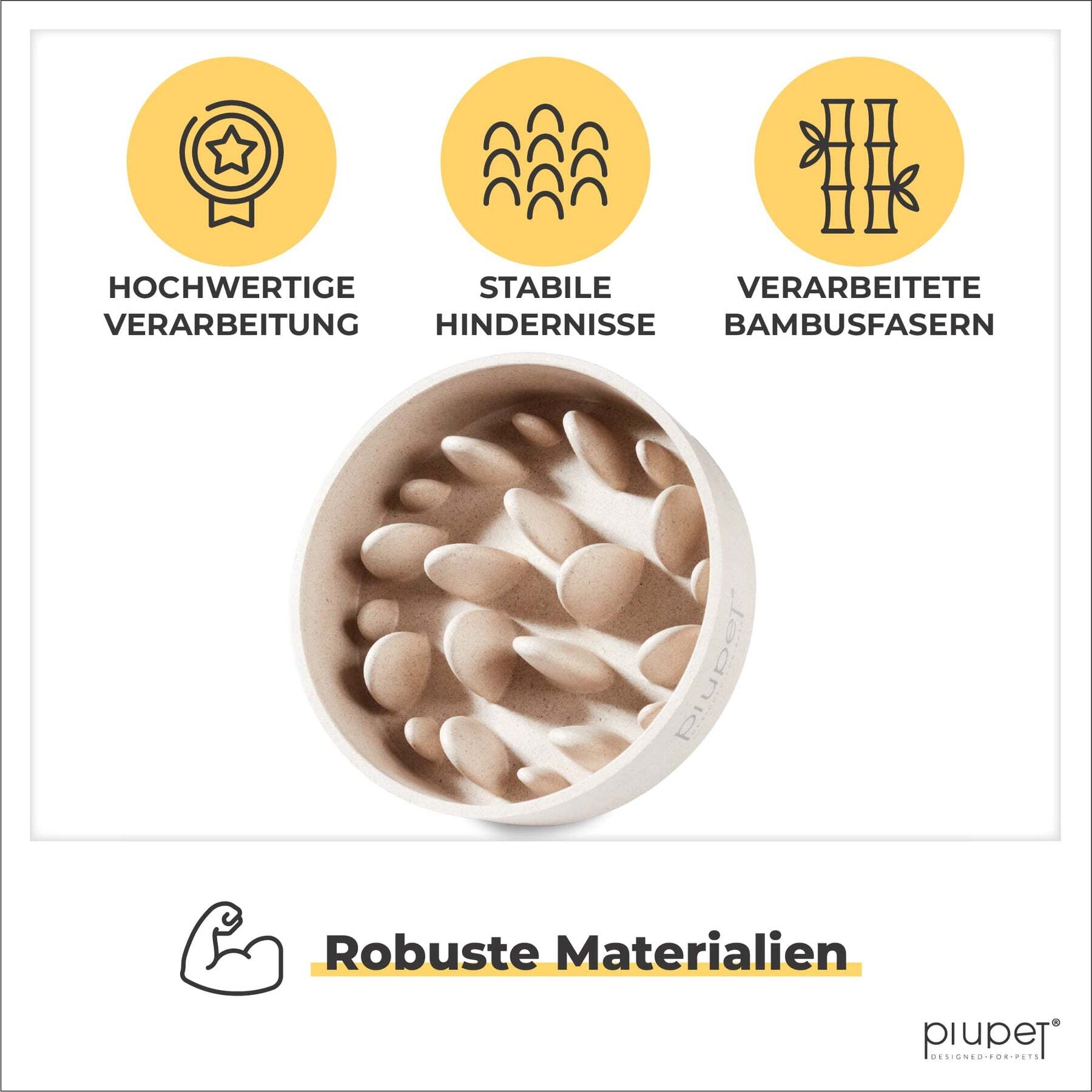 PIUPET Futternäpfe PIUPET Anti-Schling-Napf