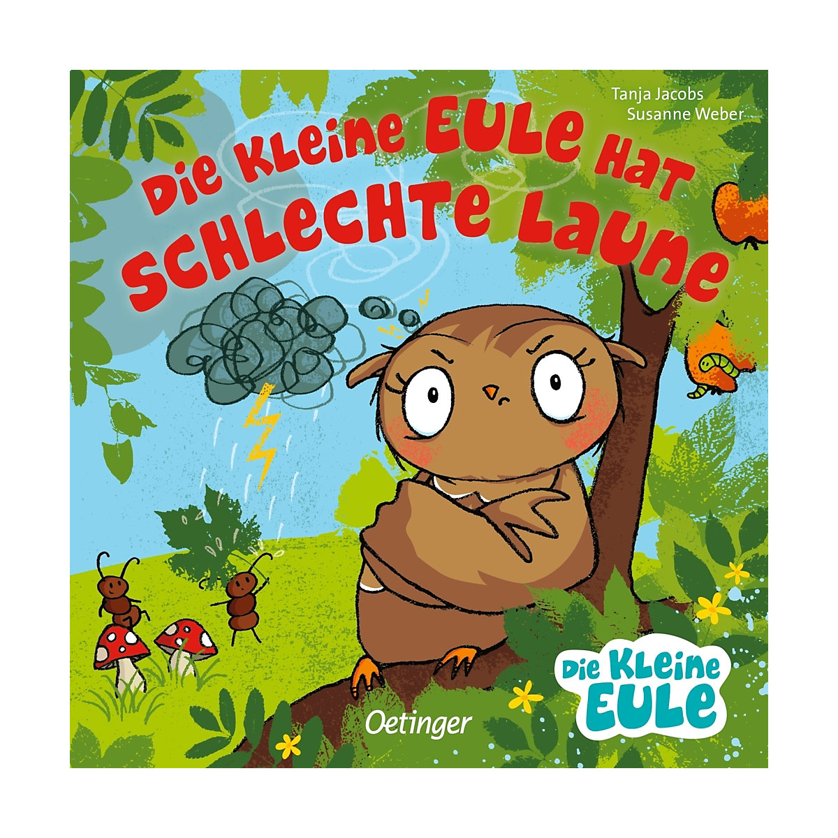 Die kleine Eule hat schlechte Laune