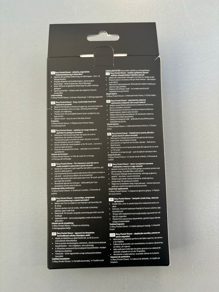 Roxy Roxy Gesichtshaarentferner Pocket Shaver in Ohne Farben günstig kaufen onesize