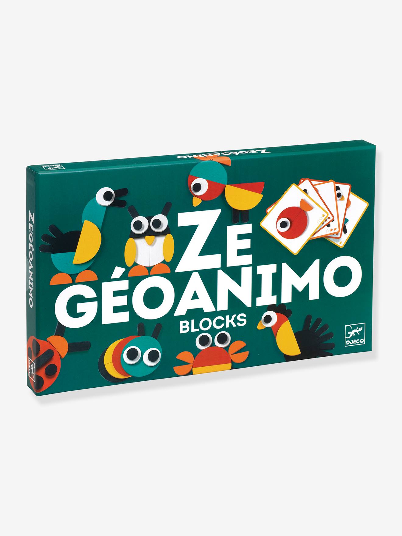 Djeco Bausteine ZE GEOANIMO DJECO - grün