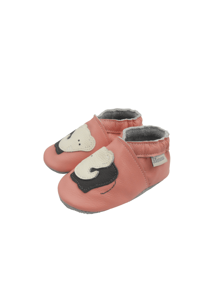 Yalion Leder-Krabbelschuhe 