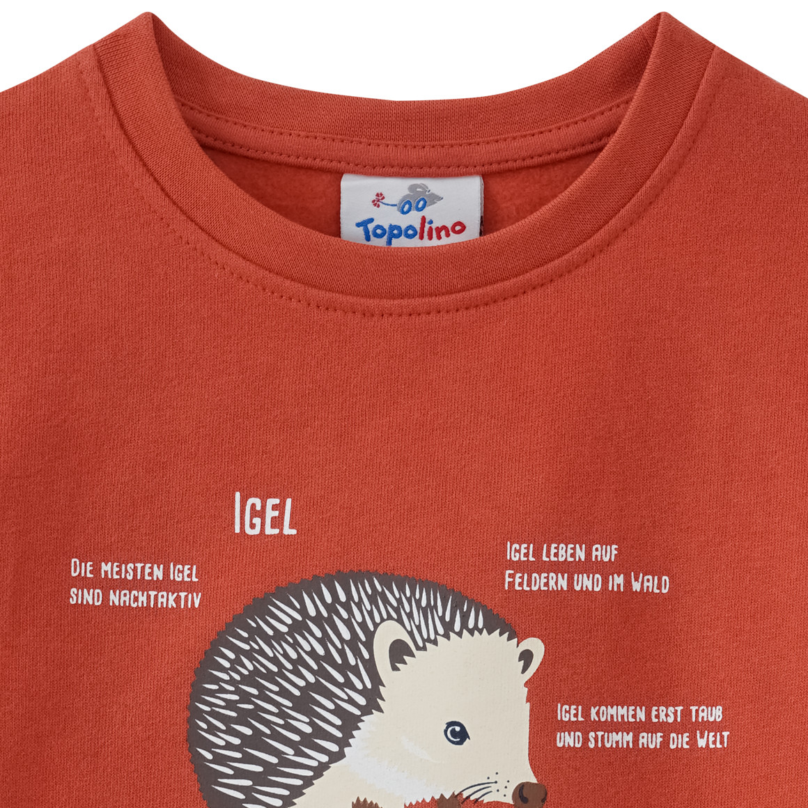 Kinder Sweatshirt mit Igel-Motiv