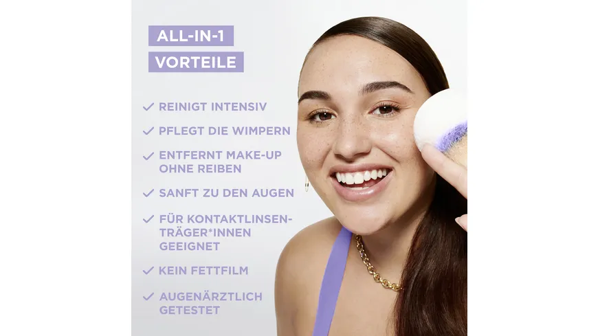 Garnier Skin Naturals 2in1 Augen-Make-Up Entferner Waterproof 125 ml