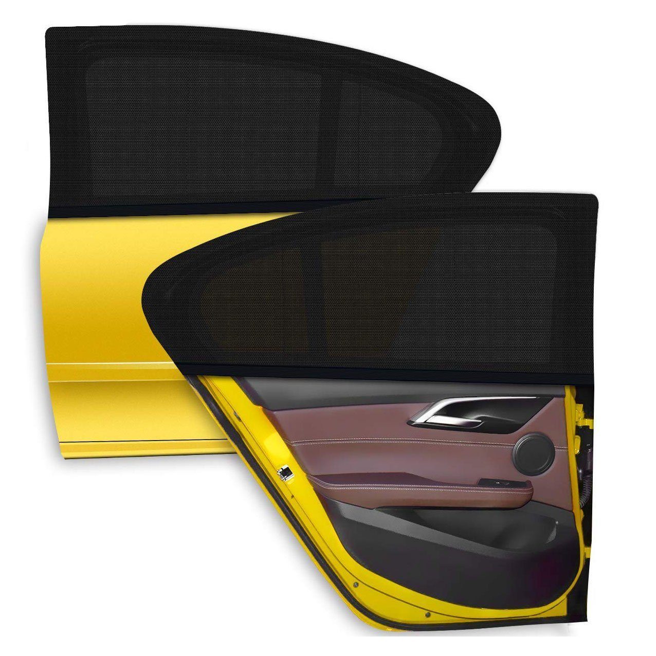 Fensterfolie, SOEKAVIA, Sonnenschutz Auto Baby mit UV Schutz - 2 Stück Auto Sonnenschutz