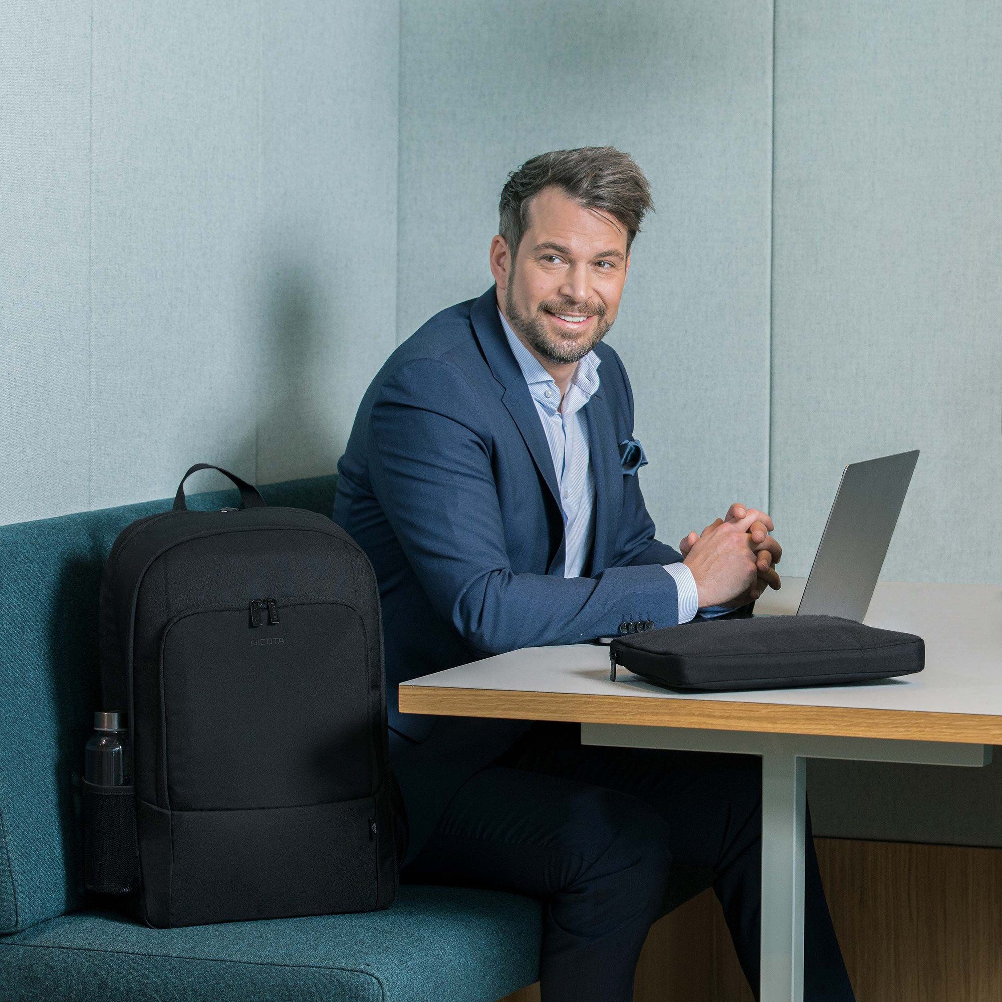 DICOTA Laptoptasche DICOTA Rucksack Eco BASE, (bis 43,9 cm (17,3)