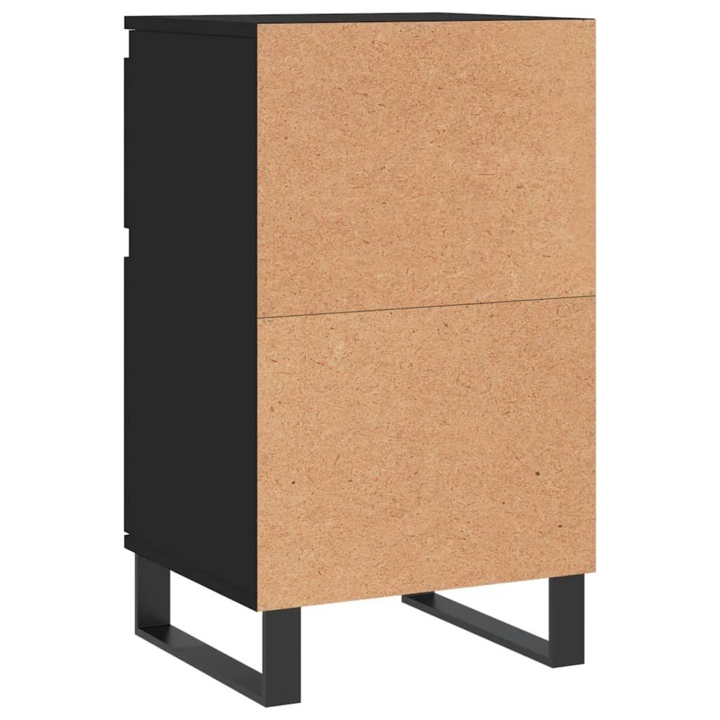 vidaXL Anrichte Sideboards 2 Stk Schwarz 40x35x70 cm Holzwerkstoff