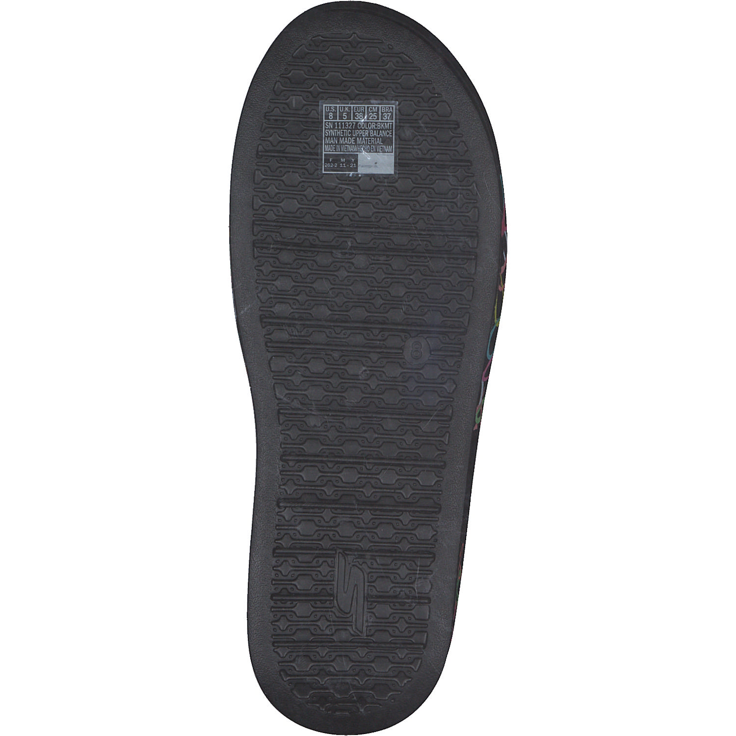 Skechers 111327, Badelatschen, Damen, Schwarz