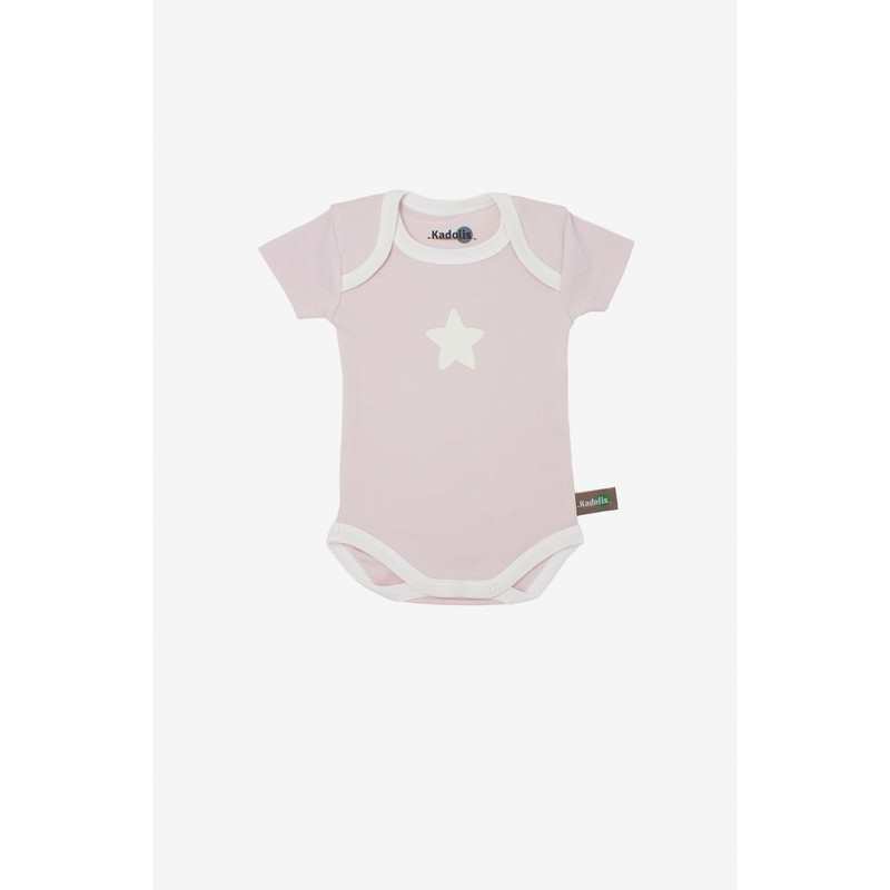 Lot de 3 Body manches courtes en Coton Bio à motifs étoiles