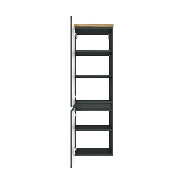 Midi-Schrank Bristol, 40 cm, grau/graphitgrau