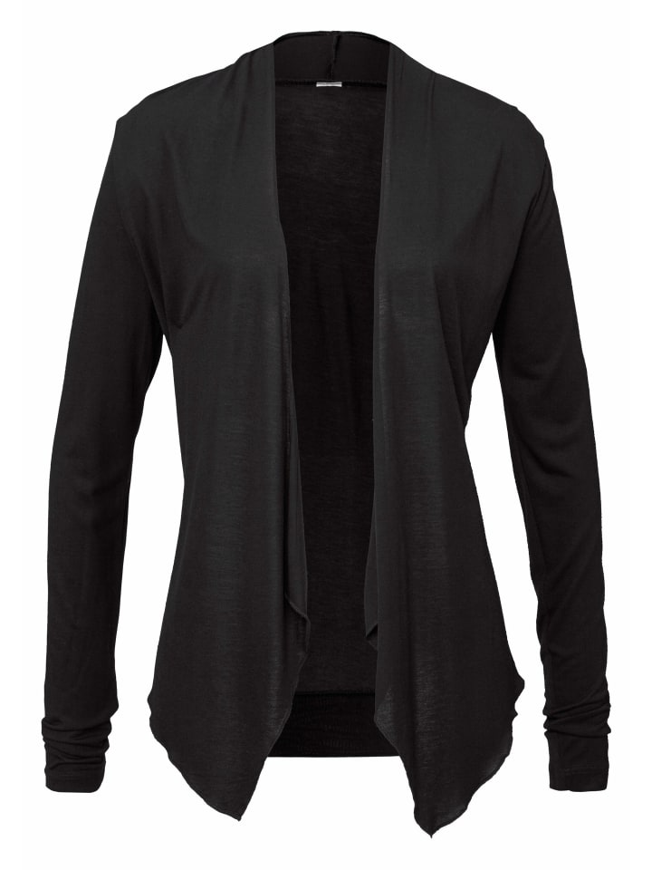 LASCANA Shirtjacke in schwarz günstig kaufen