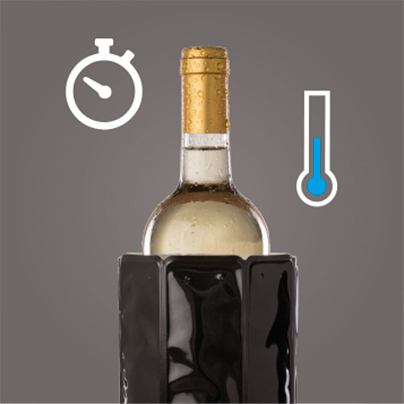 Vacu Vin Aktiv Weinkühler Motiv Grüne Traube 0,75 -1,0 Liter