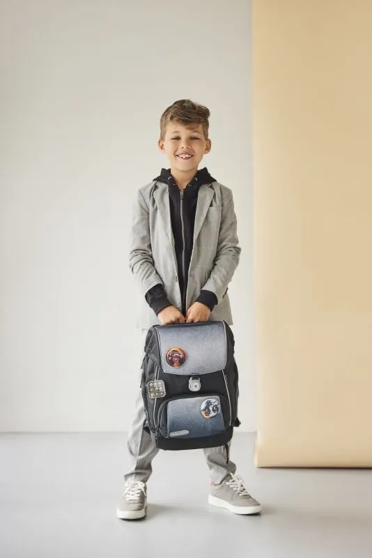 Belmil Premium Comfy Plus Schulra﻿nzen-Set 5-tlg - Black Grey