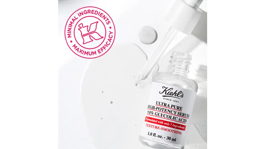KIEHL'S Ultra Pure High-Potency Serum 9.8% Glycolic Acid 30 ml