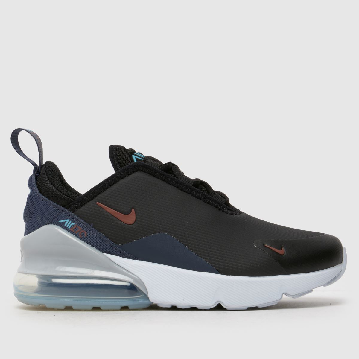 Nike Air Max 270 Lány Utcai Cipő Fekete/Fekete/Fekete, 36.5