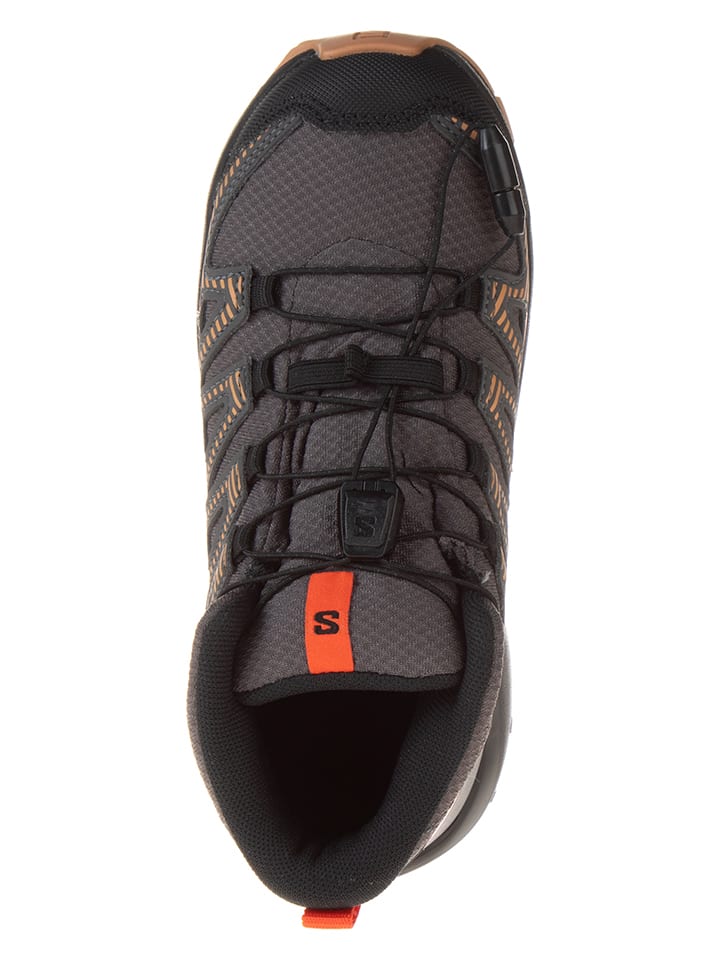 SALOMON Wanderschuhe XA PRO V8 MID CSWP J Mgnt/Acorn/Ch in Anthrazit/ Orange günstig kaufen