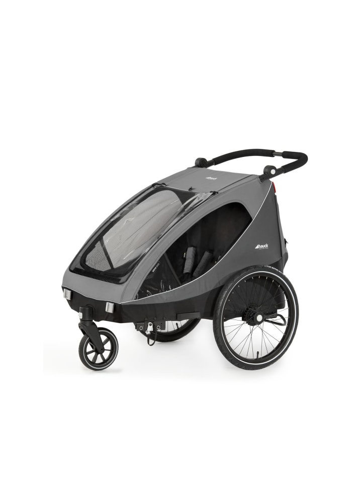 Hauck Hauck Dryk Duo / Fahrradanhänger - Farbe: Grey günstig kaufen onesize