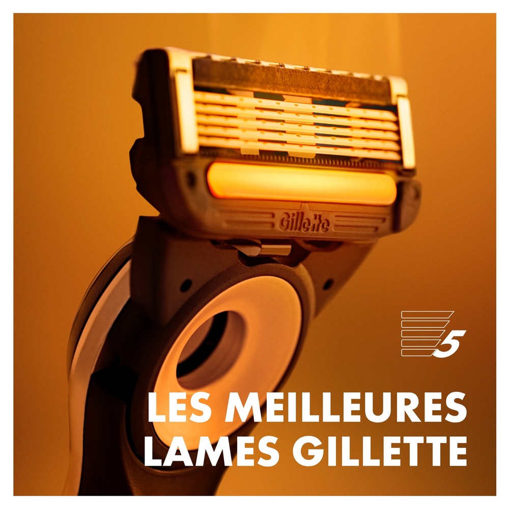 gillette GilletteLabs Rasoir Chauffant Kit de démarrage Lames de Rasoir