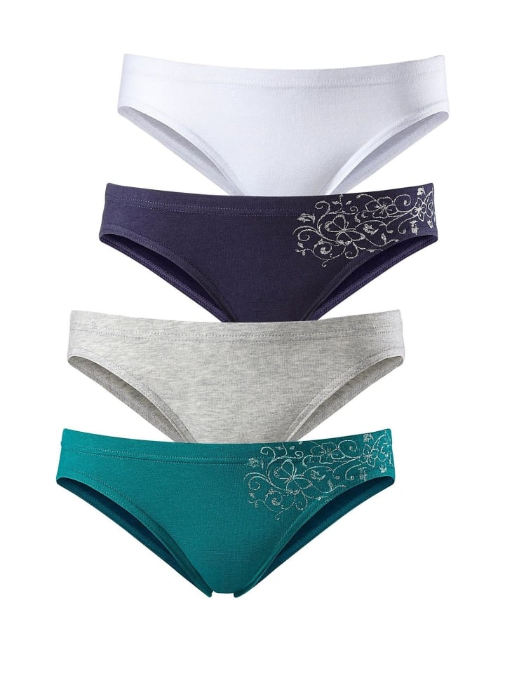 Petite Fleur Kids Bikinislip in petrol, grau-meliert, marine, weiß günstig kaufen