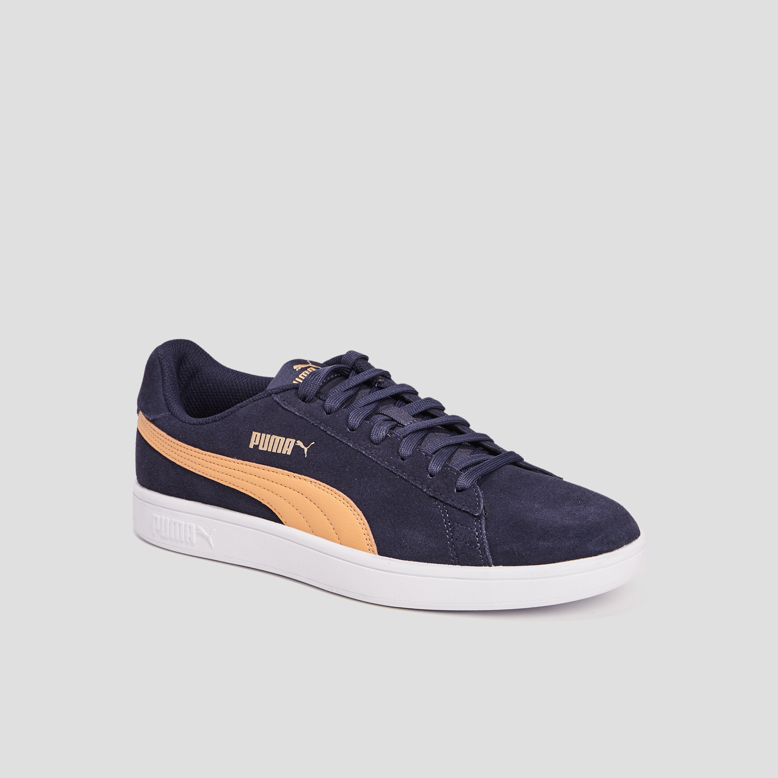 Tennis à lacets Puma Smash bleu marine homme | La Halle