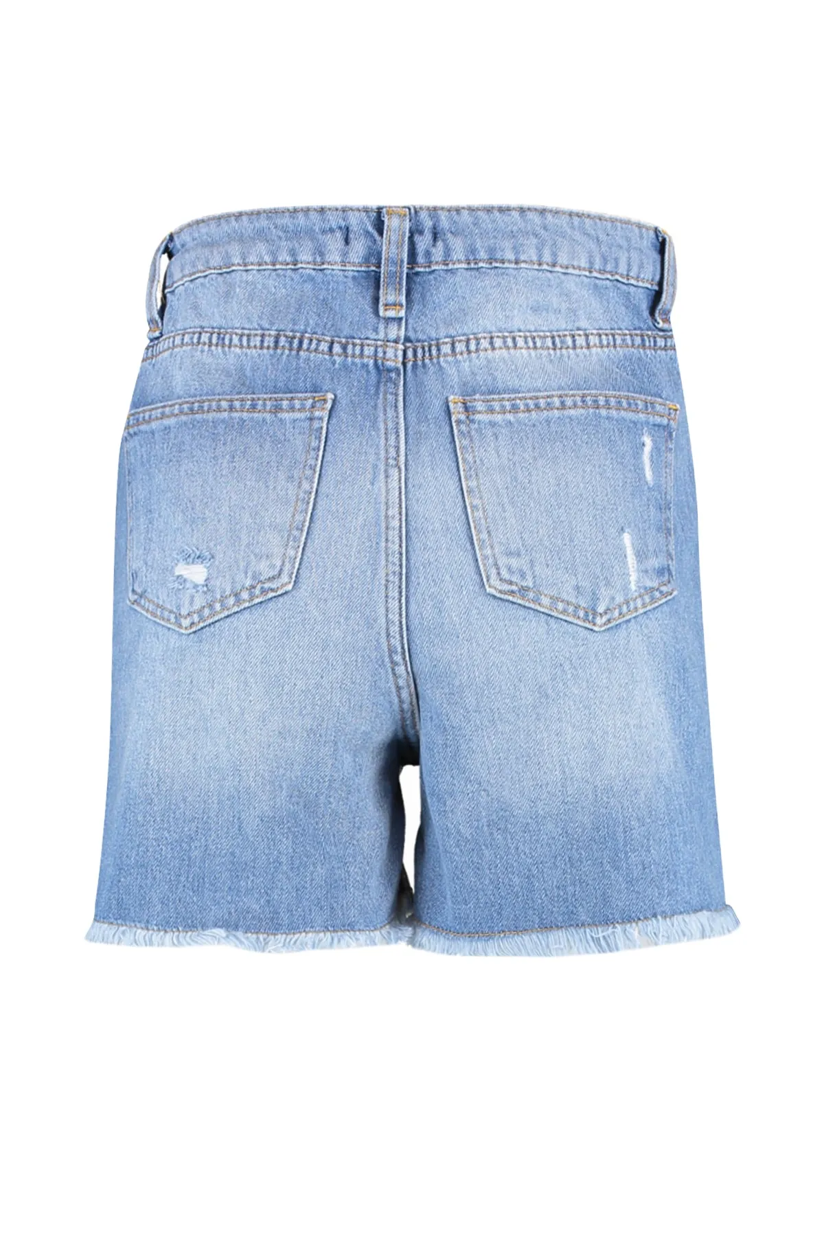 Trendyol Collection  Shorts - Blau - Hoher Bund