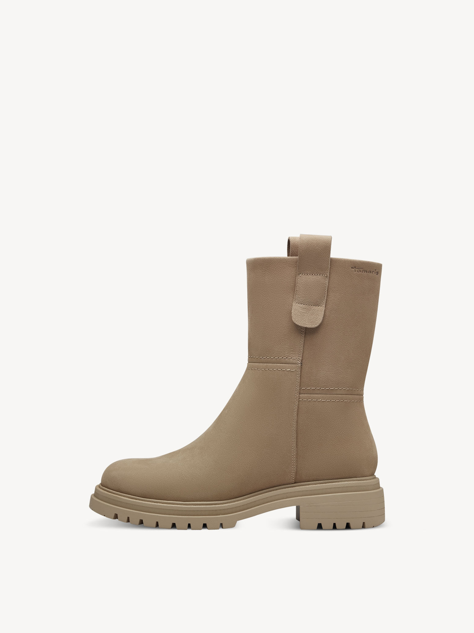 Bottine en cuir - marron doublure chaude