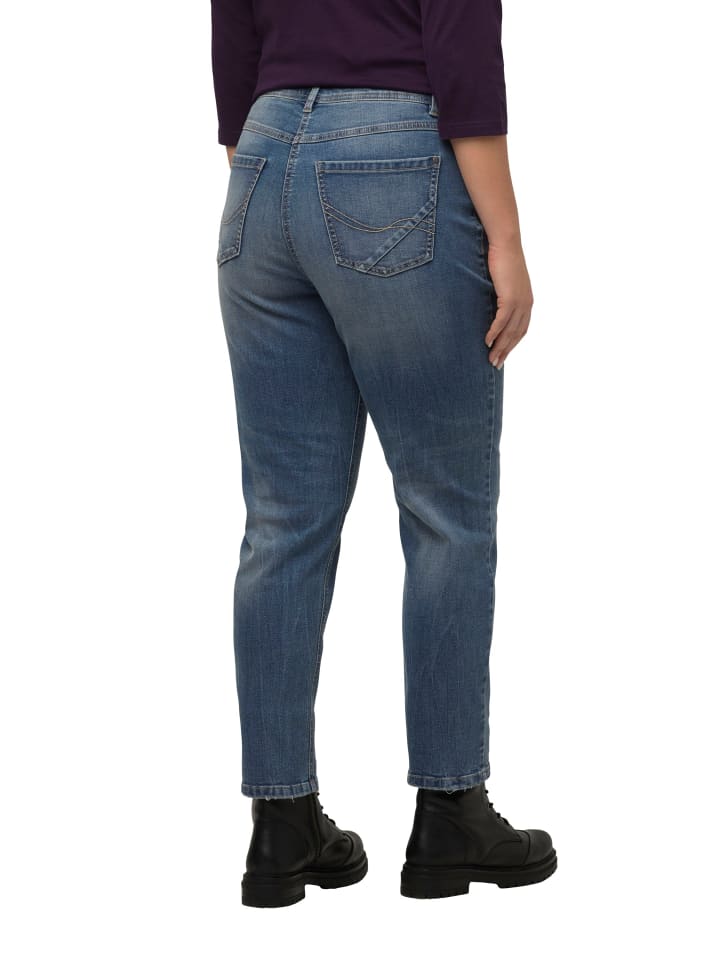 Ulla Popken Jeans in blue denim günstig kaufen