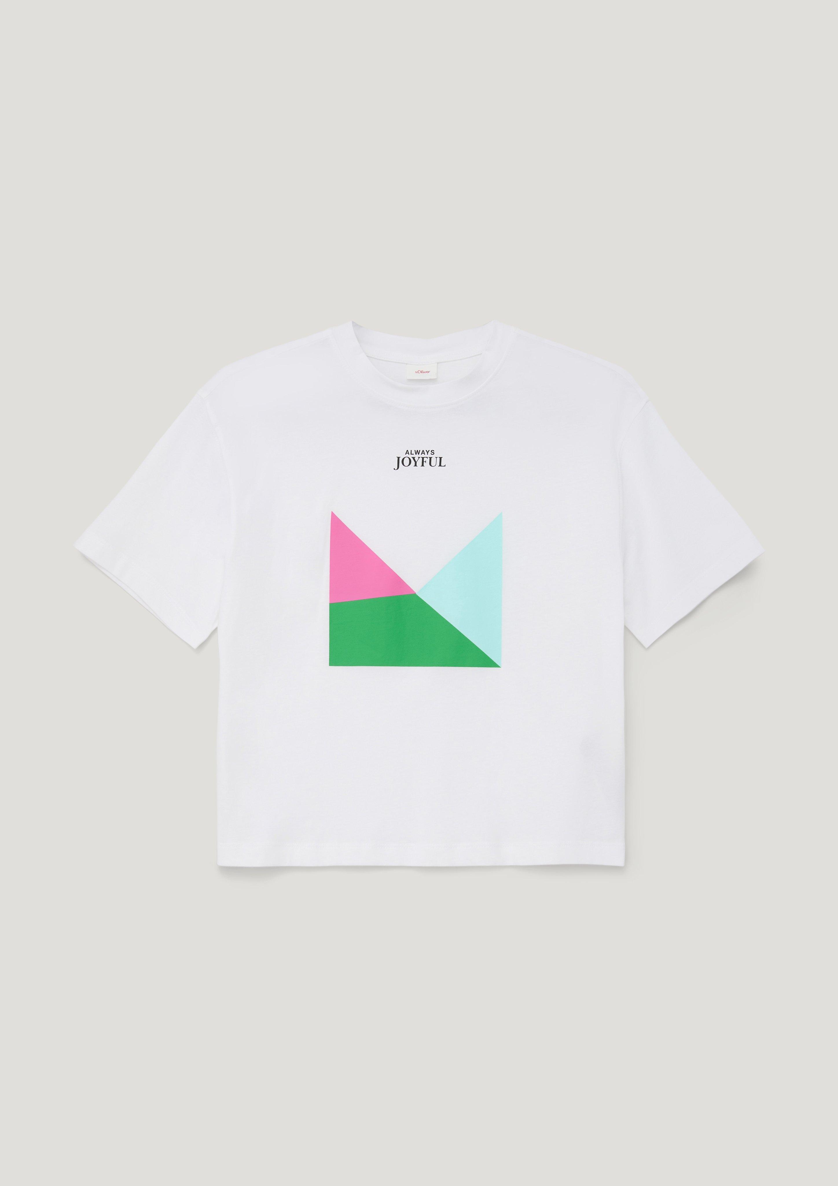 Jerseyshirt mit Frontprint  2130427-0100