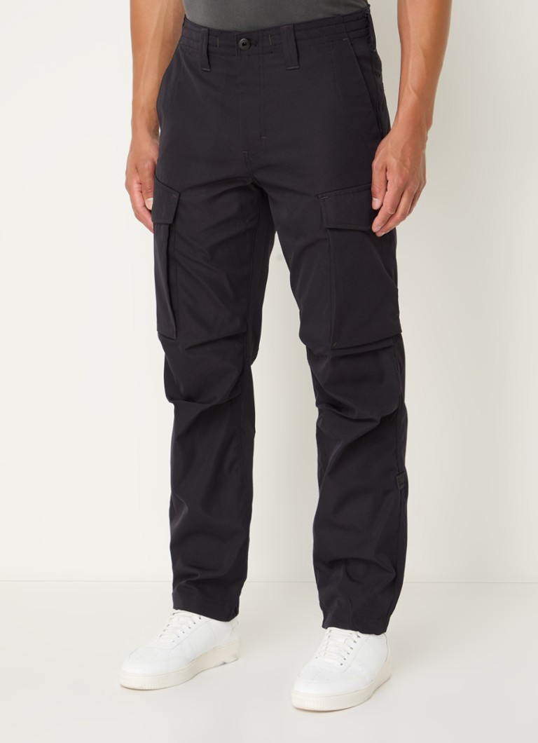 Pantaloni cargo cu croială dreaptă și buzunare cu clapă G-Star RAW