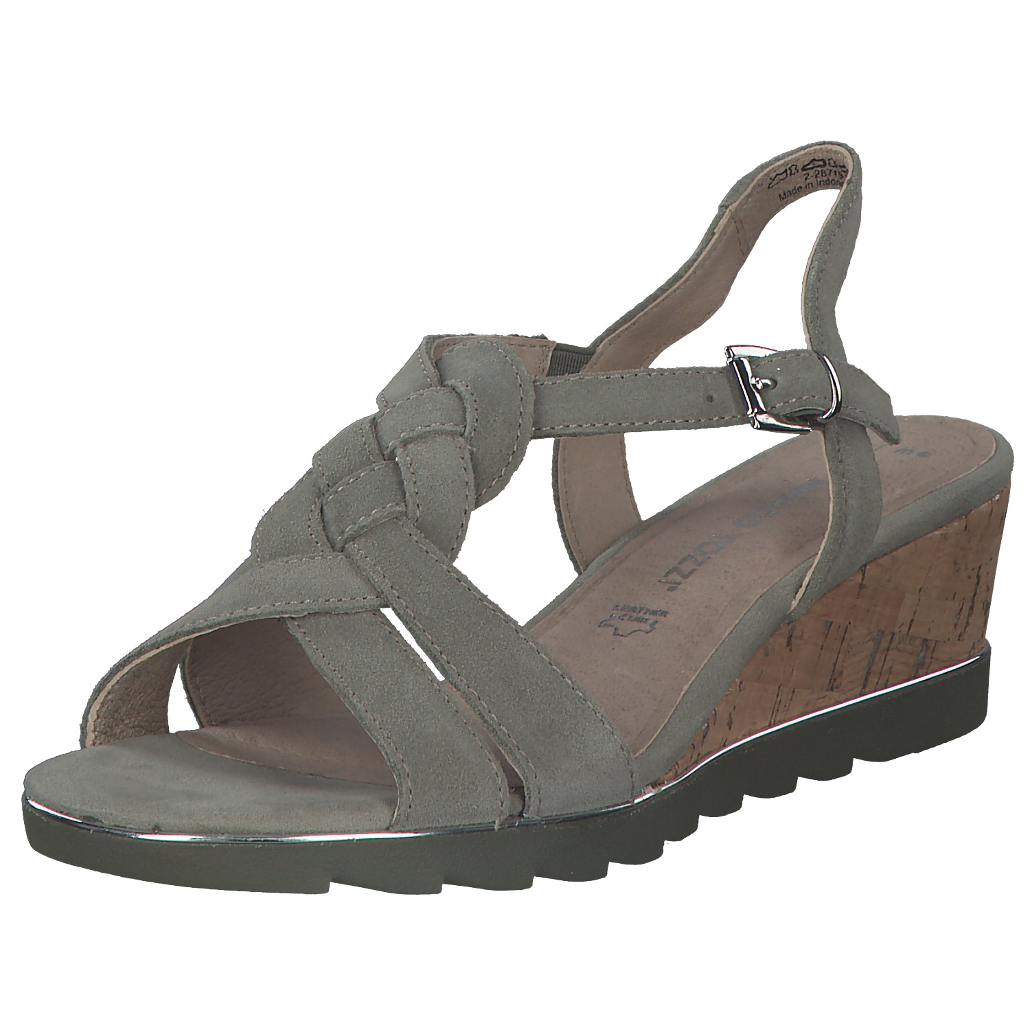 Marco Tozzi 28719, Keilsandaletten, Damen, moos