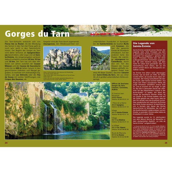 GORGES DU TARN, CEVENNEN - Wanderführer