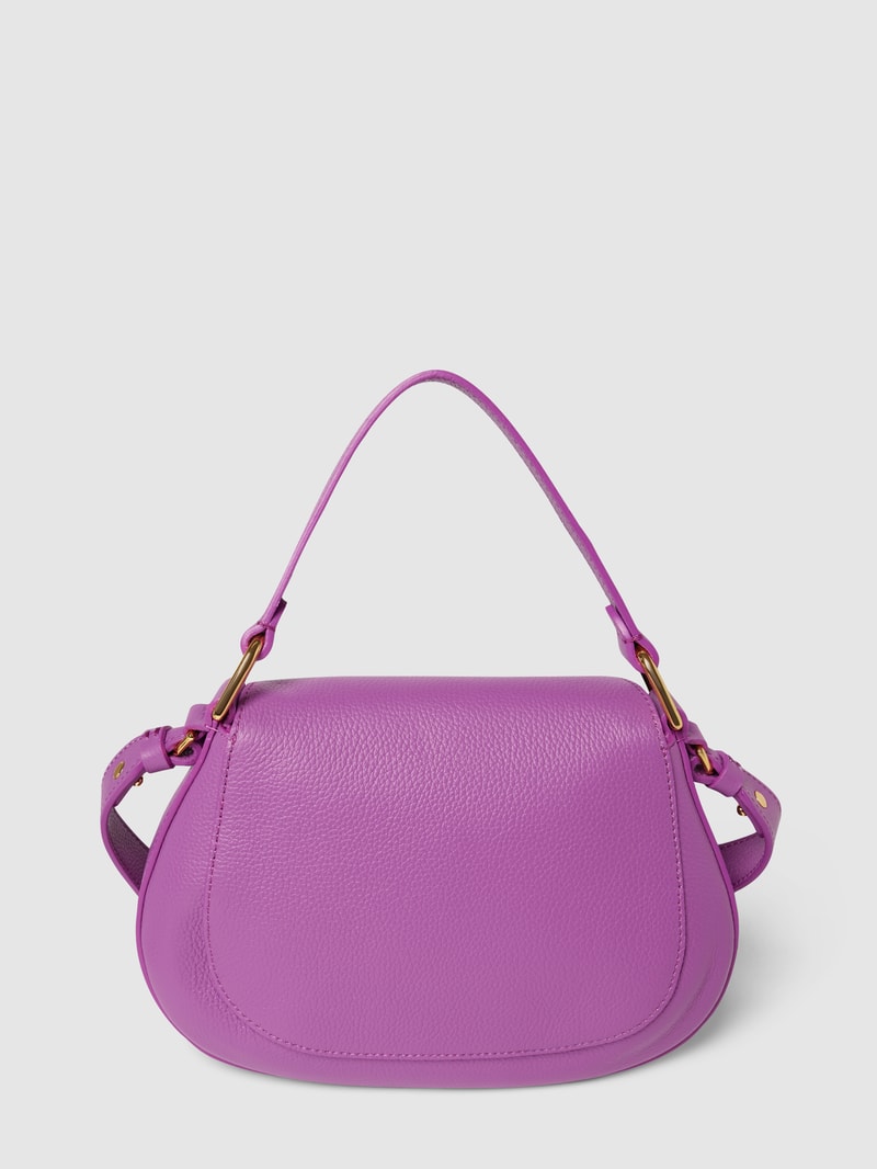 Handtasche mit Label-Print Modell 'COCCINELLESOLE' in fuchsia
