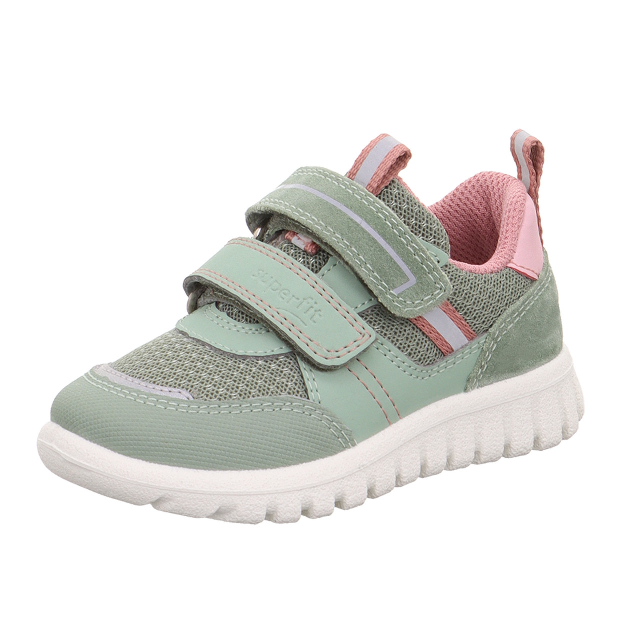 SPORT7 MINI - Hellgrün/RosaSneaker low mit Klettverschluss