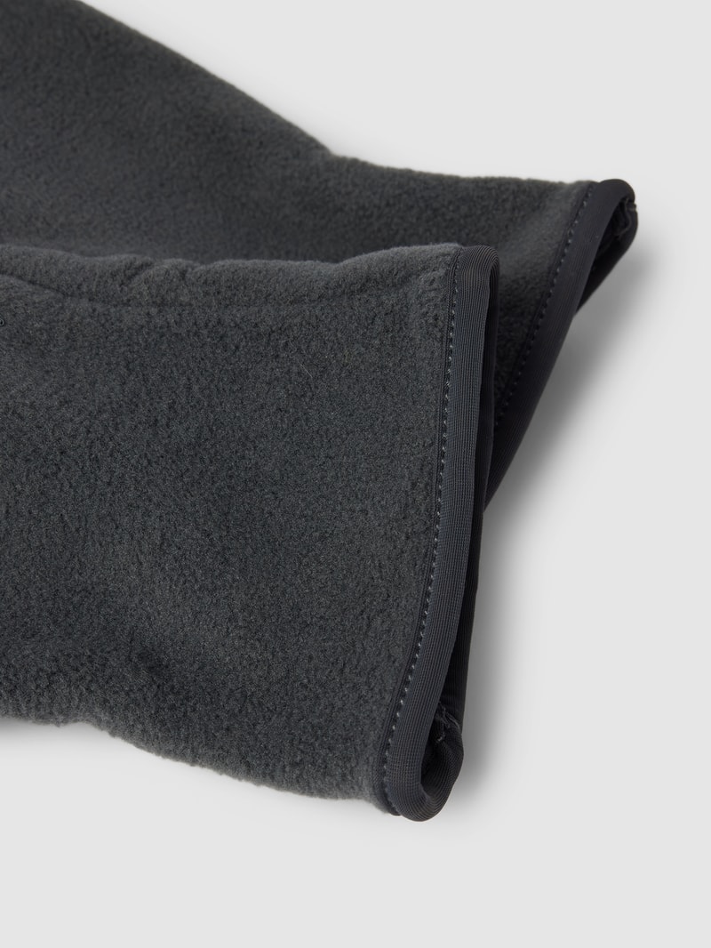 Handschuhe mit Label-Detail in dunkelgrau