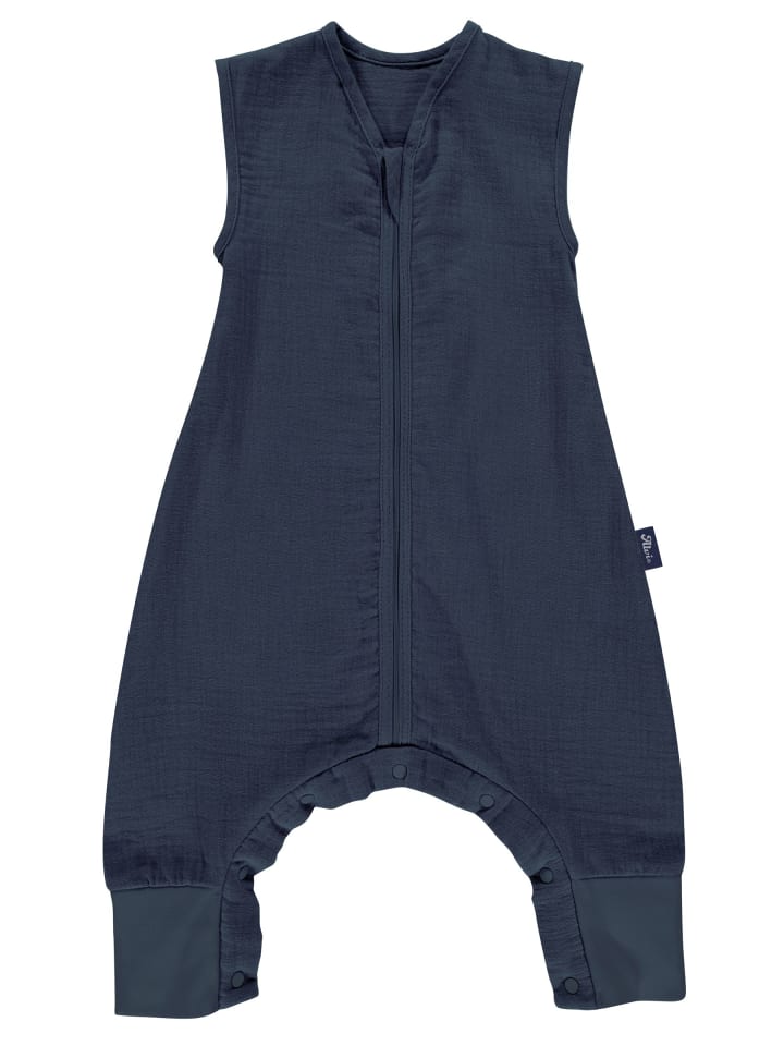 Kinderhaus Blaubär Mull Sleep-Overall Schlafsack light TOP in Poseidon günstig kaufen