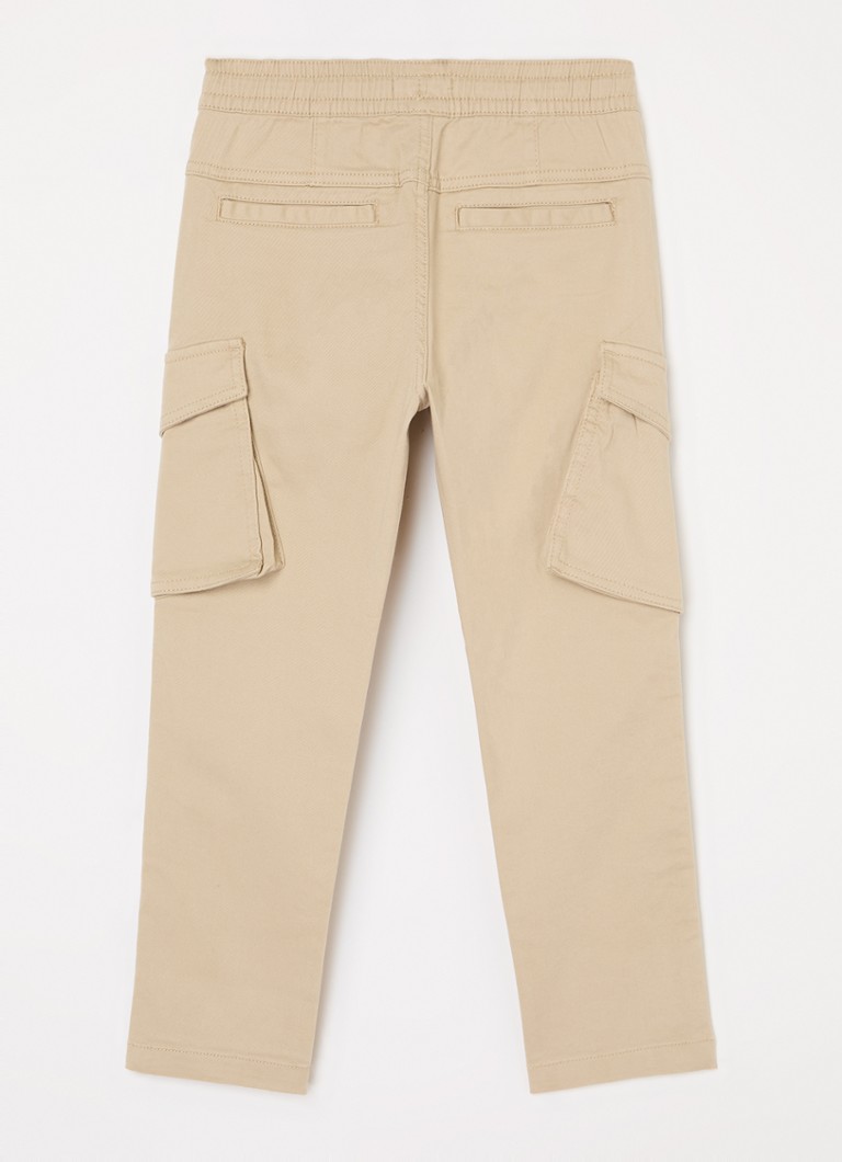 Pantaloni cargo Benetton cu logo brodat