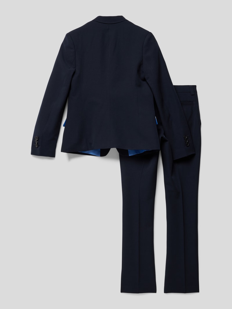 Anzug mit 2-Knopfleiste in marineblau