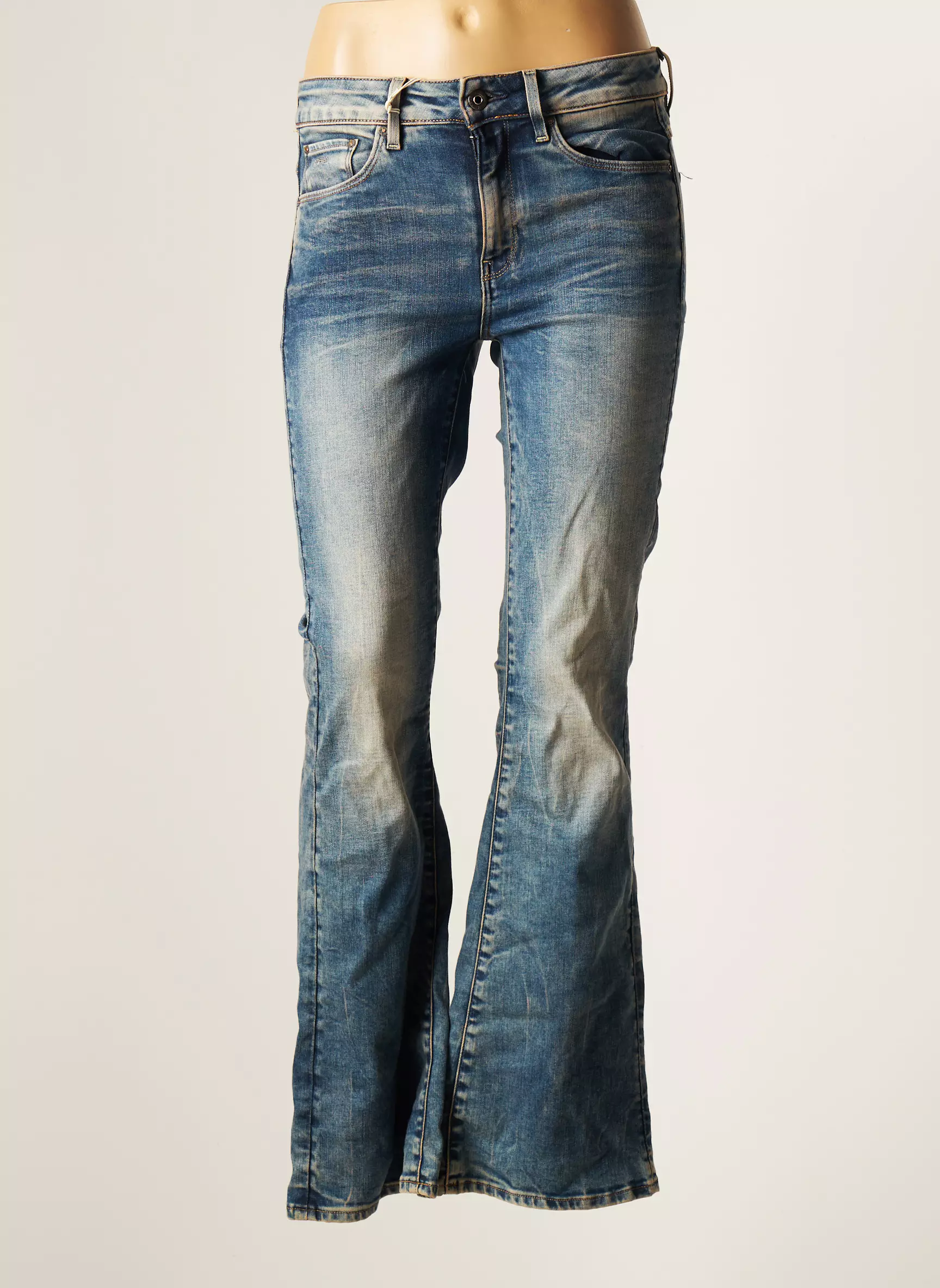 G Star Jean Flare Femme couleur bleu