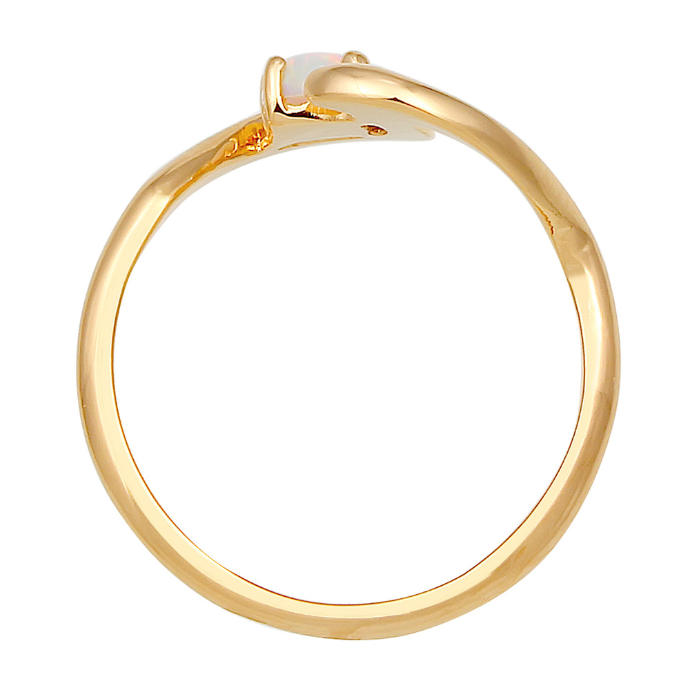 Elli Elli Bague Vageu Mer Geo Opale Synthétique Bague Femme - (925/1000) Argent Bague