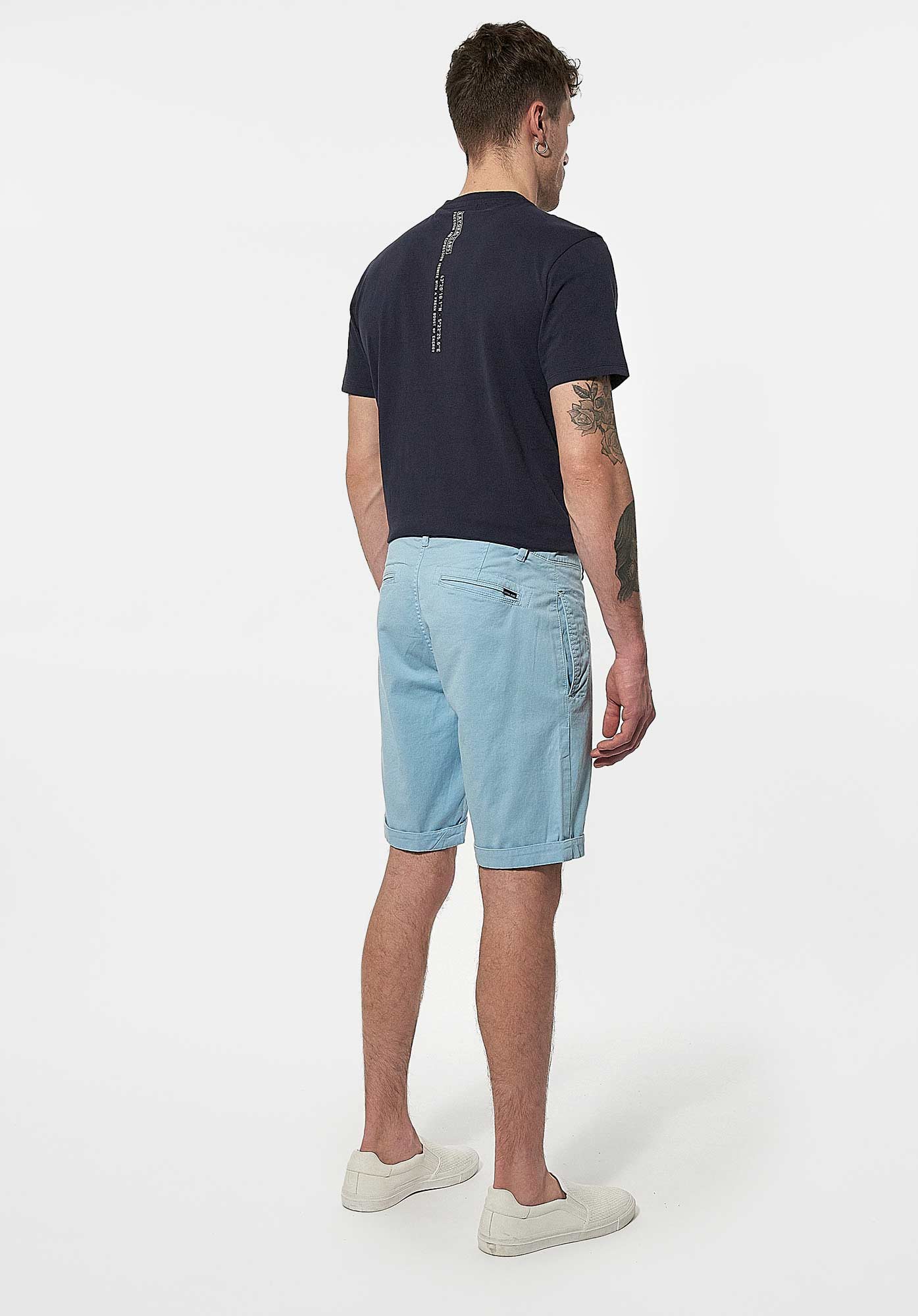 SABER  Short bleu Homme