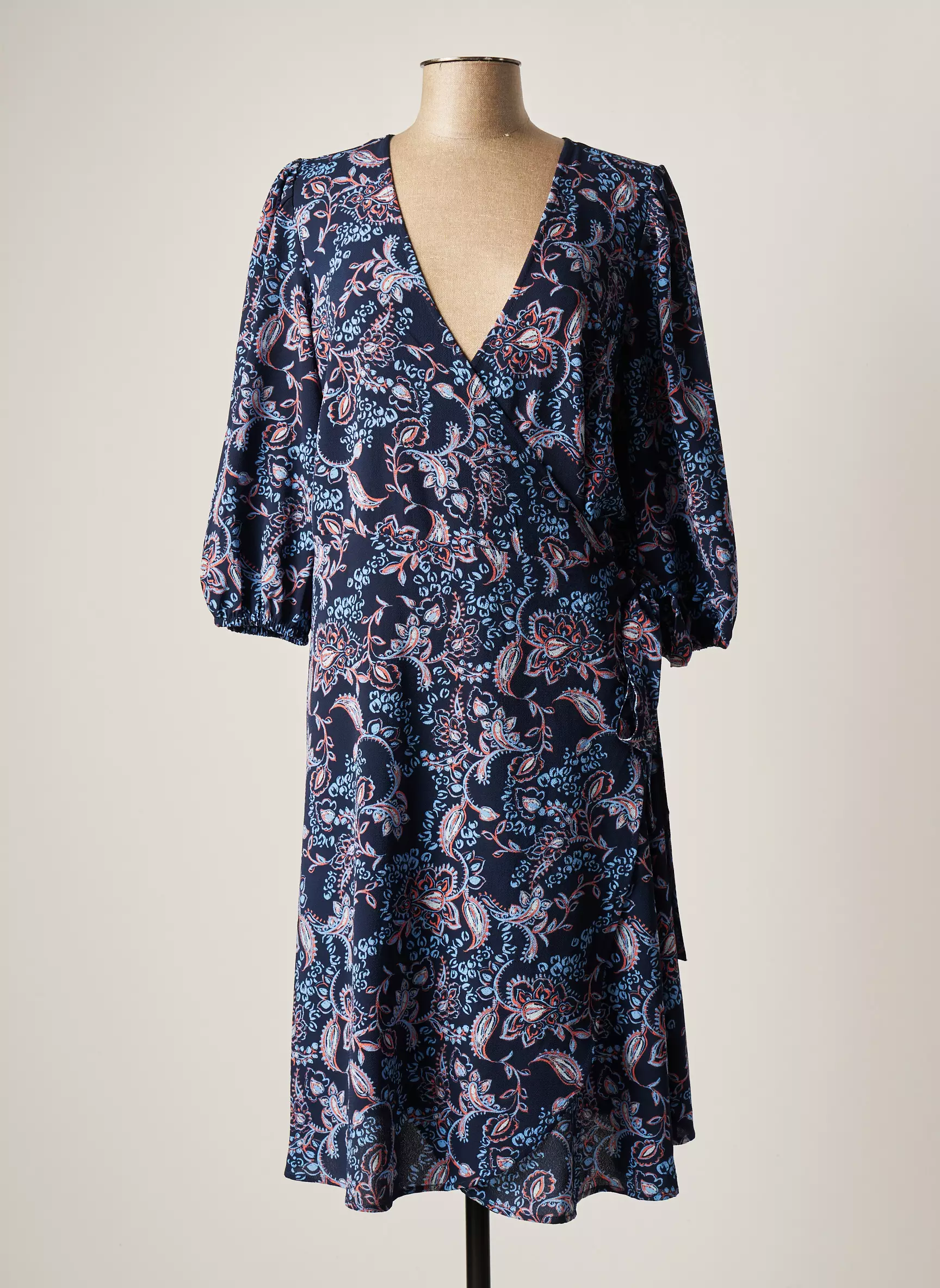 Only Carmakoma Robes Mi Longues Femme couleur bleu