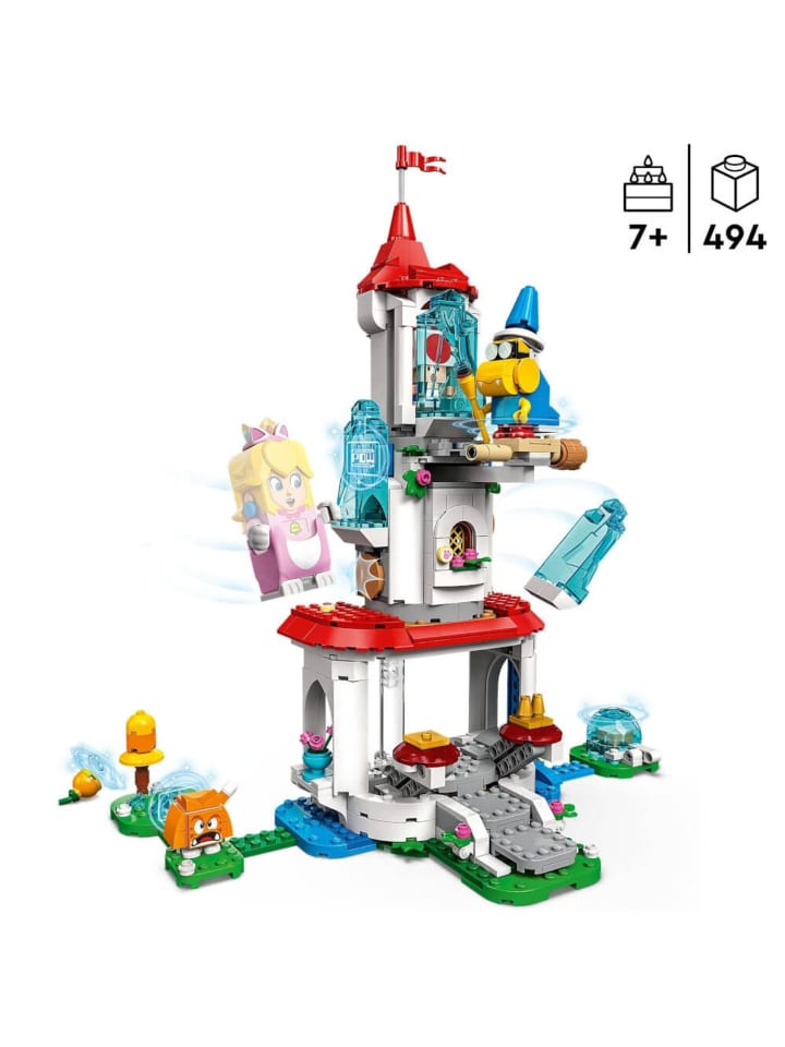 LEGO Super Mario Katzen-Peach-Anzug und Eisturm in Mehrfarbig ab 7 Jahre günstig kaufen onesize