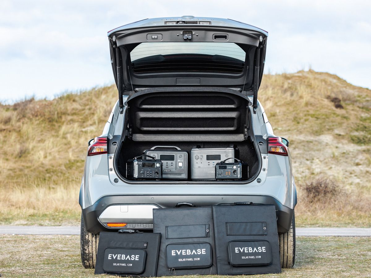 EveBase Move 500 Powerstation mit Go 120 Solar Panel