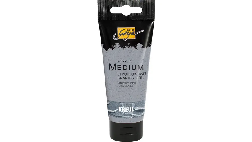 KREUL Solo Goya Strukturpaste 100 ml 100 ml granitsilber