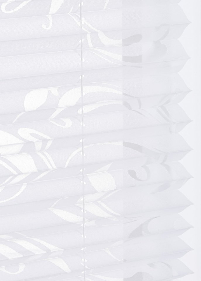 Ausbrenner Plissee mit grafischem Design
