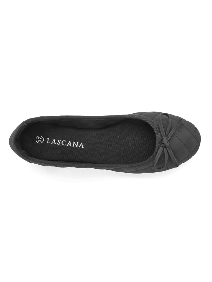 LASCANA Ballerina in schwarz günstig kaufen