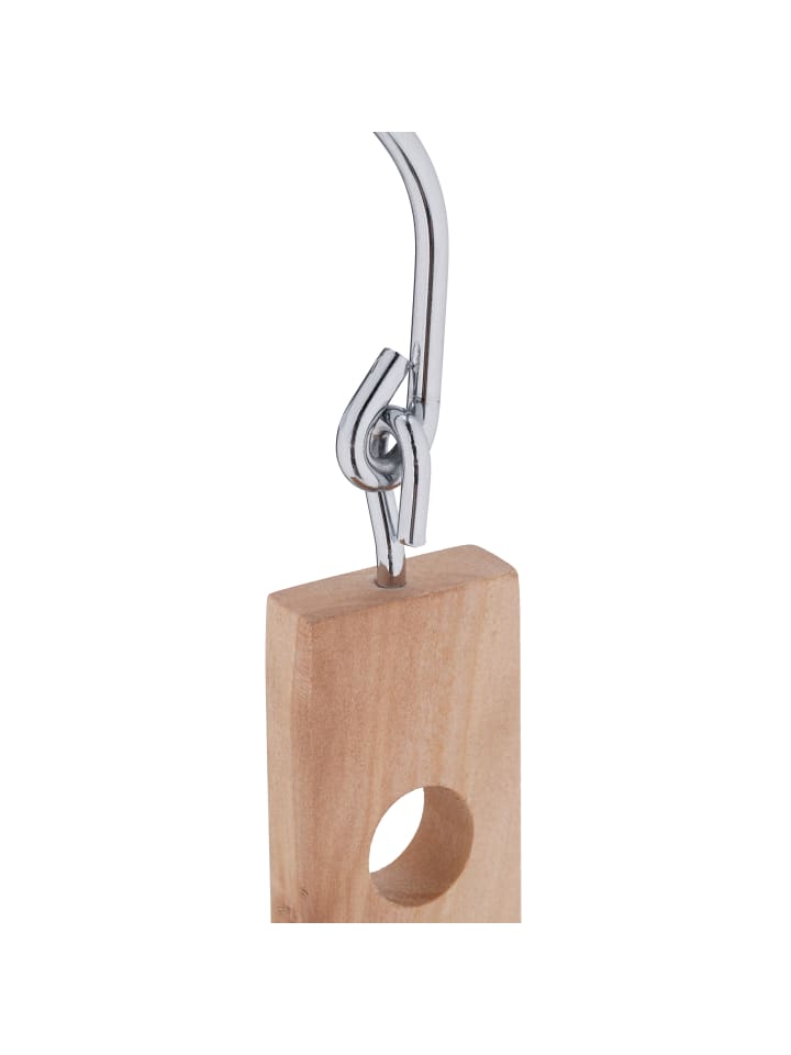 relaxdays 5 x Raumsparbügel in Natur/ Silber günstig kaufen onesize