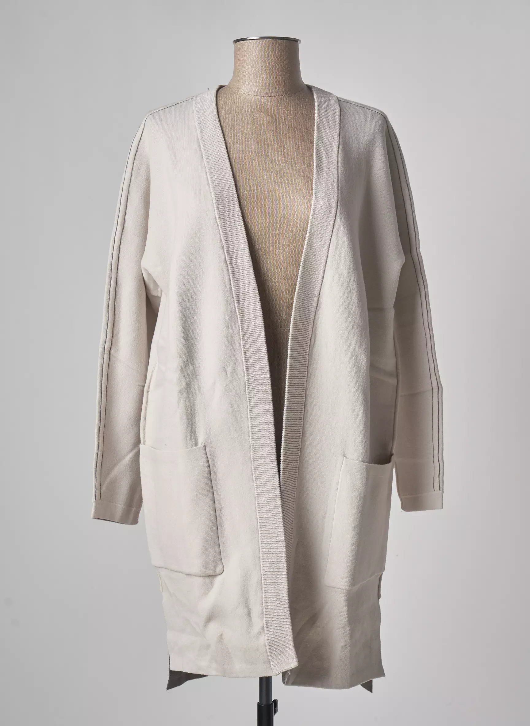 Yaya Cardigans Femme couleur beige