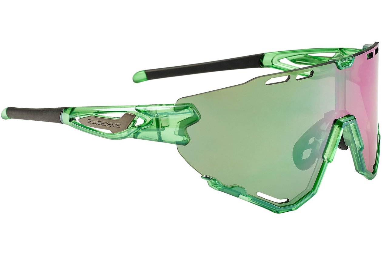 Swiss Eye Mantra shiny laser green / green fluo-green Revo Lens