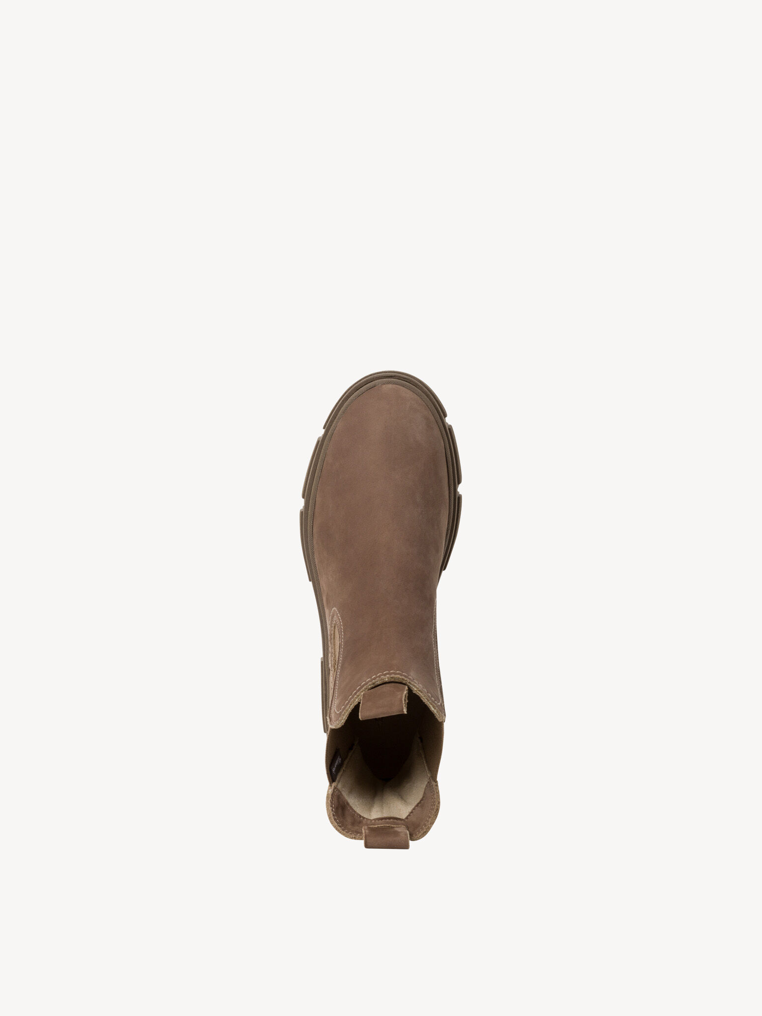 Bottine Chelsea en cuir - marron